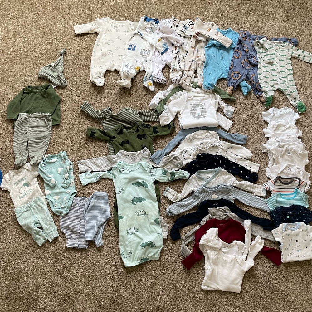 Baby boy newborn lot
